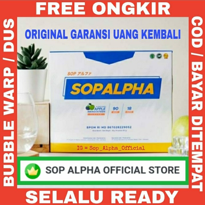 SOP ALPHA Bioboost 1 Box 18 Sachet Zeforce Immune Booster SOPALPHA