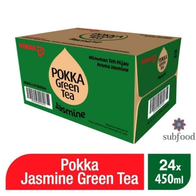 

[ COD ] Pokka Jasmine Green Tea Botol 450ml (1ctn) BIG SALE Kode 443