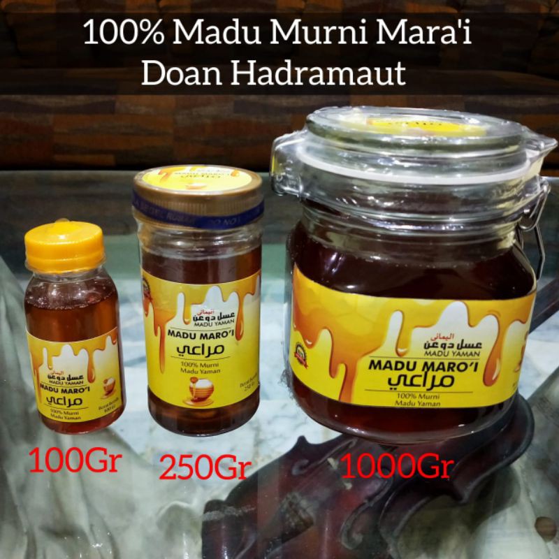 

Madu Maro'i Original Tarim Hadramaut Yaman Kualitas Superr doan 1000gr