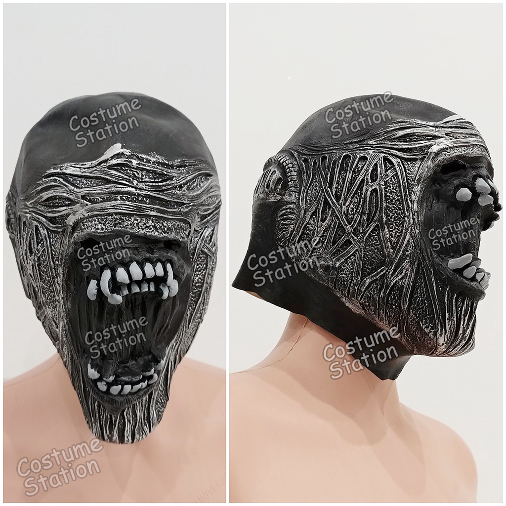 Topeng Alien / Mask Latex Alien vs Predator Setan Hantu Halloween Party