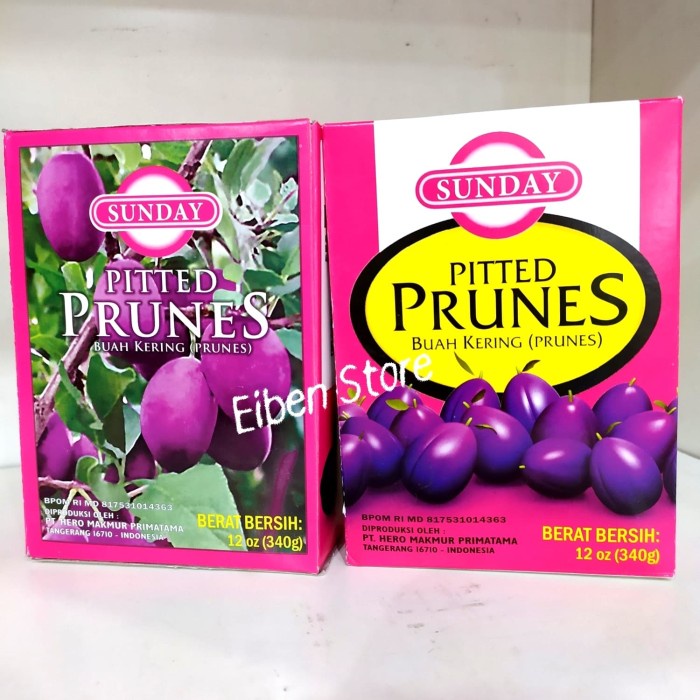 

Buah Kering - Sunday Pitted Prunes / Buah Plum Kering Kemasan 340Gr