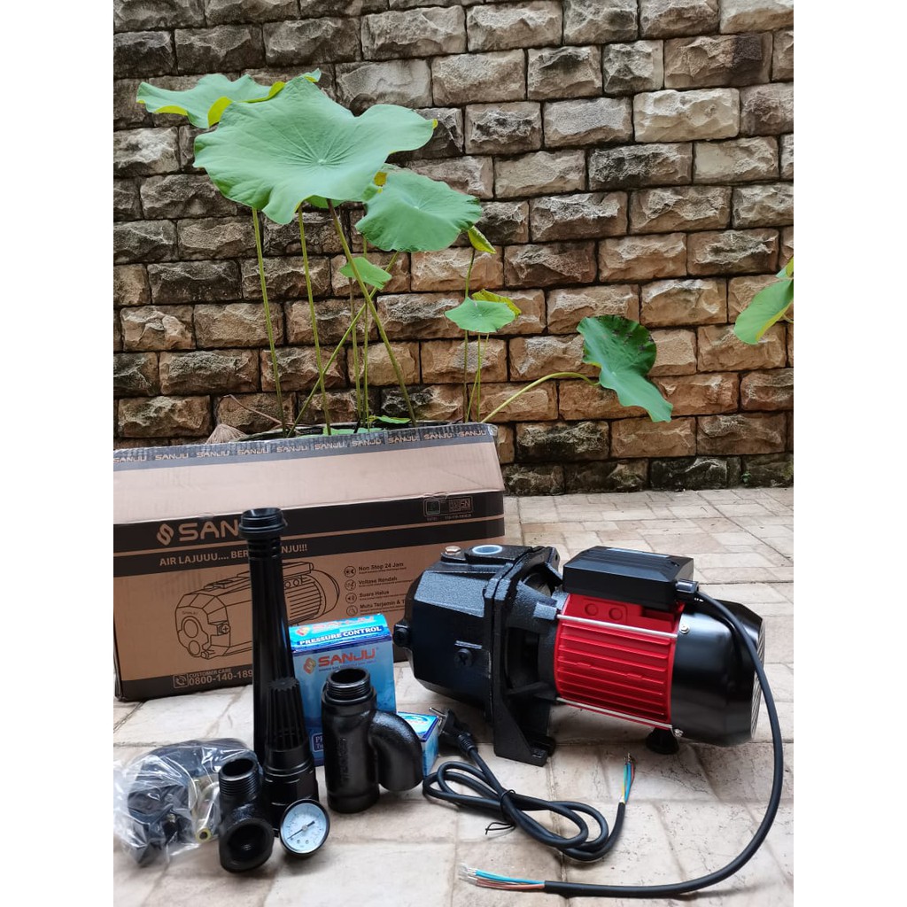 MAXPUMP SJ-505 JETPUMP Pompa Air Semi Jet Pump Gulungan Tembaga Pompa Otomatis 500Watt 220Volt JETPUMP