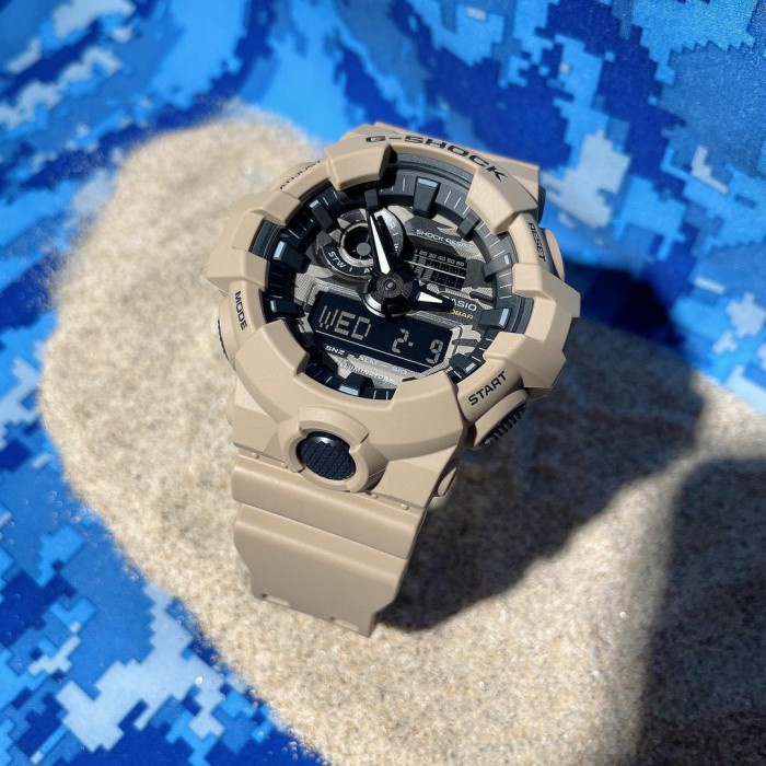 Casio G-Shock GA-700CA-5ADR / GShock GA700CA-5A Original & Garansi