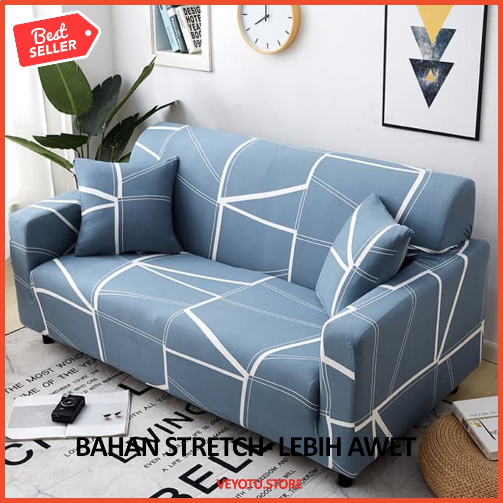 COVER SHOFA BED  ORIGINAL SARUNG ELASTIS MINIMALIS L5D0 GROSIR KURSI KEREN BAHAN STRETCH MURAH