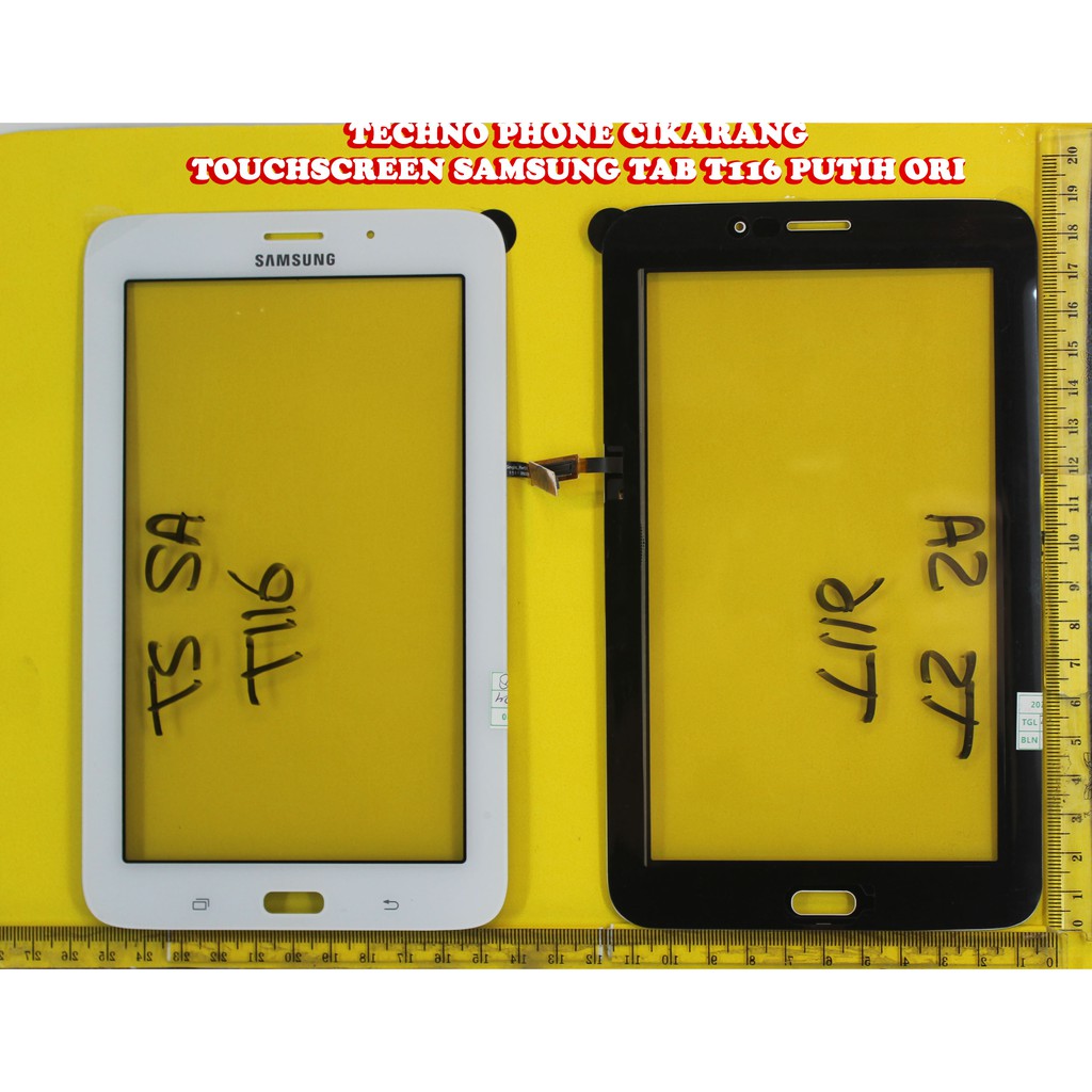 LAYAR SENTUH TOUCHSCREEN TS SAMSUNG TAB T116 PUTIH  = TAB 3 V