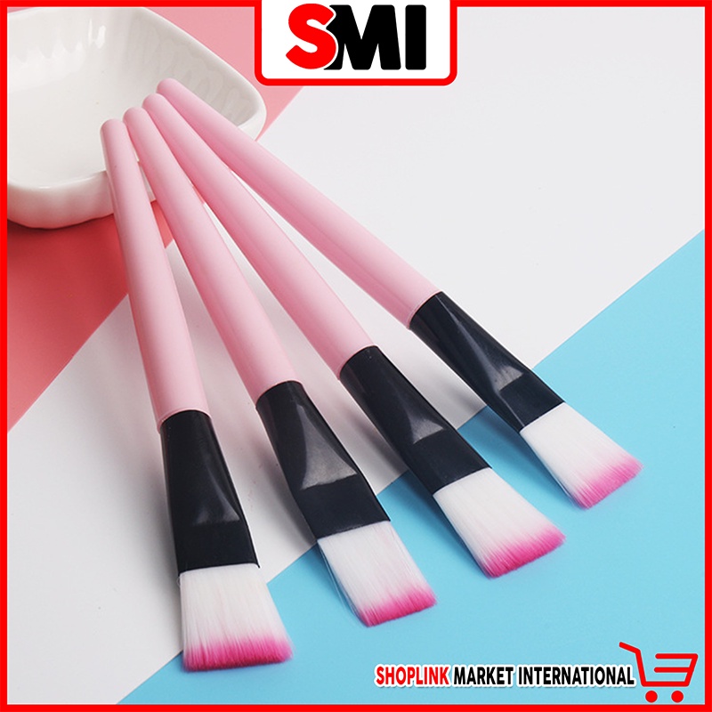 ⭐ SHOPLINK MARKET ⭐ KS002 Kuas Masker Kuas Makeup Brushes Kosmetik Pink BRUSH MUD MASK APLICATOR LEM