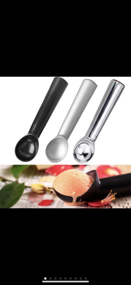 Ice Cream Scoop Anti-freeze Aluminum Alloy Non-stick Dipper Craft Kitchen Tool