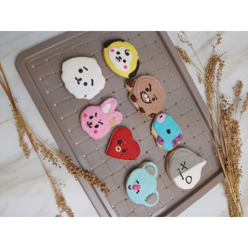 

Kue kering lebaran bt21 BTS