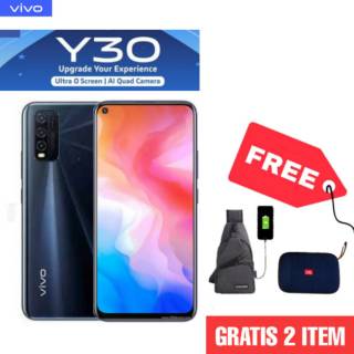 VIVO Y30 4/128GB VIVO Y30I 4/64GB FREE TAS + SPEAKER BLUETOOTH GARANSI