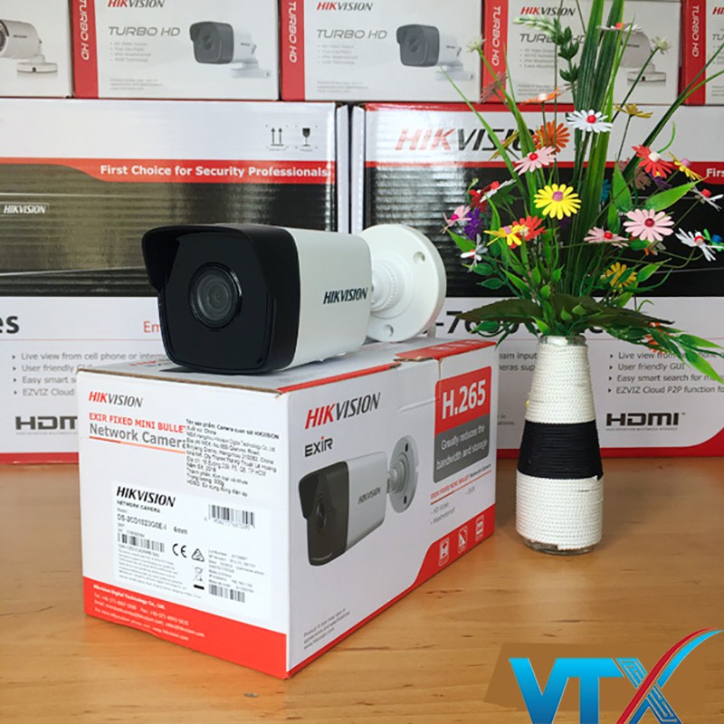 Ip cam outdoor Hikvision DS-2CD1023G0-IUF 2mp Bulith in mic