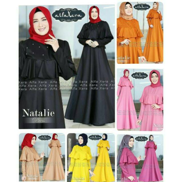 Kumala cape dress busana muslim wanita fashion hijabers Kumala cape dress busana muslim wanita fashion hijabers