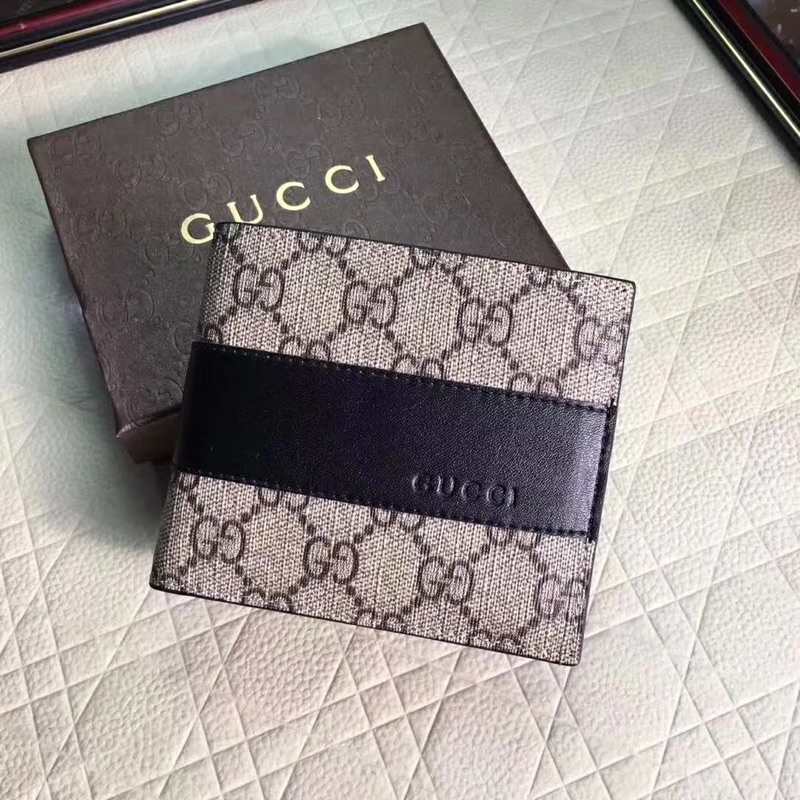 DOMPET PENDEK PRIA GUCCI BROWN STRAP