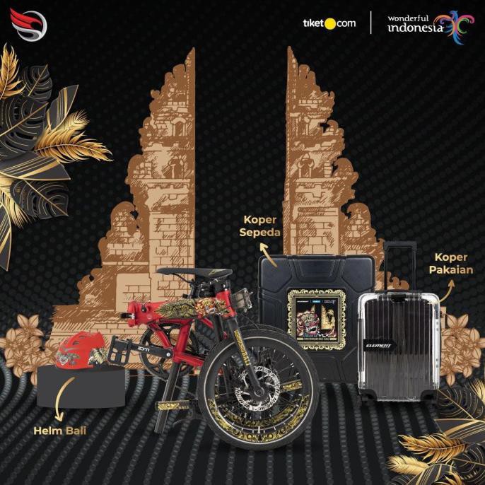 Sepeda Lipat 16 Foldx Xlite Edisi Bali Fold X Lite Element Kunestlestore