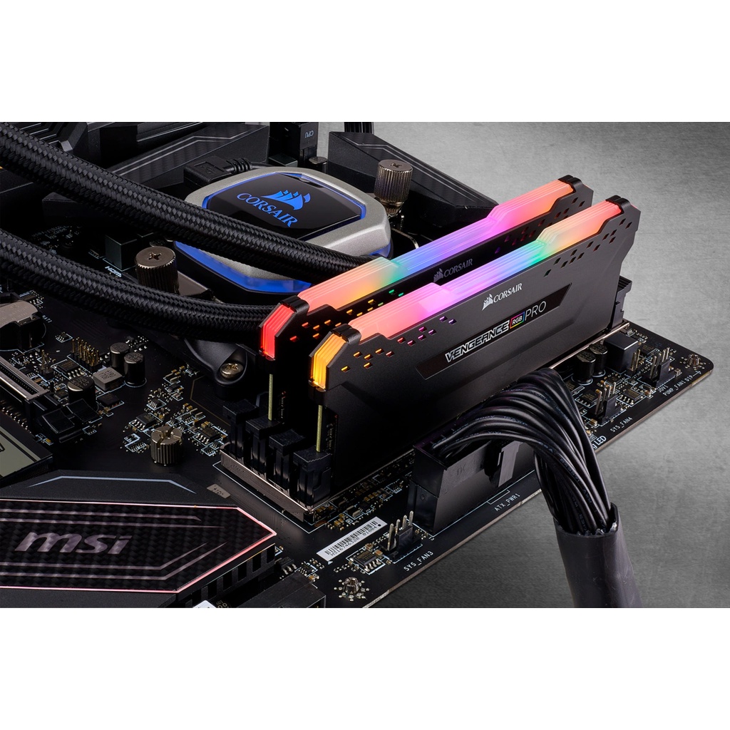 RAM CORSAIR VENGEANCE RGB PRO 16GB KIT DDR4 3200Mhz (8GB x2) PC-3200