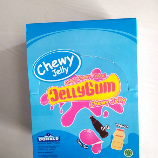 

JELLYGUM DONALD permen rasa buah 1box isi 24pcs x 25gr