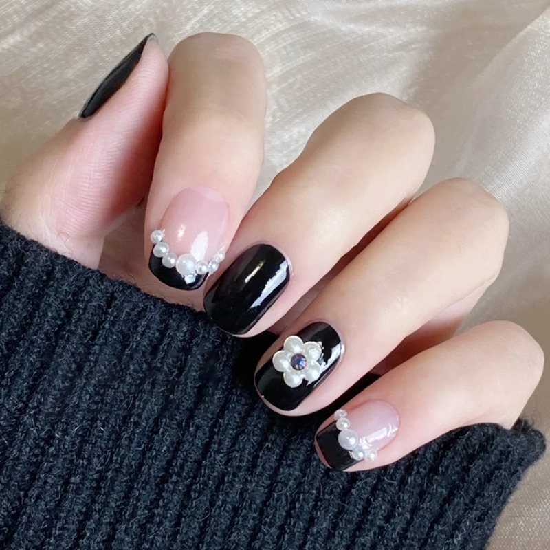 Kuku Palsu 【 A86，lem sticker】Nikah Wedding False Nailart Pengantin Tangan