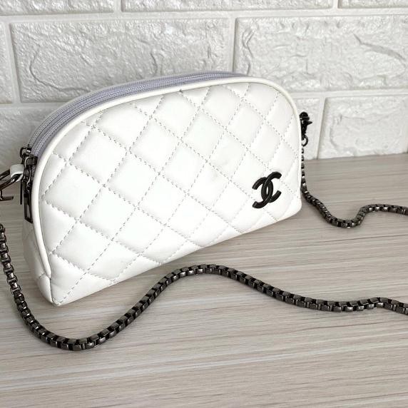 PREMIUM// TERMURAH TAS WANITA CHANEL KERANG BAKPAO SLING BAG 2RUANG SELEMPANG IMPORT BATAM - Istimew