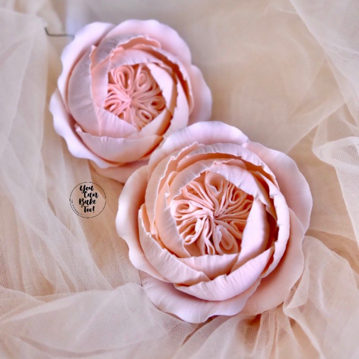 

David Austen Flower Gumpaste Mekar Type 2