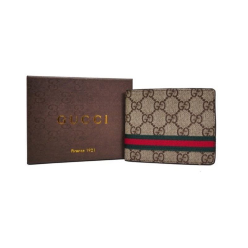 NEW COD DOMPET LIPAT PRIA GUCCI//SEMI KULIT IMPORT