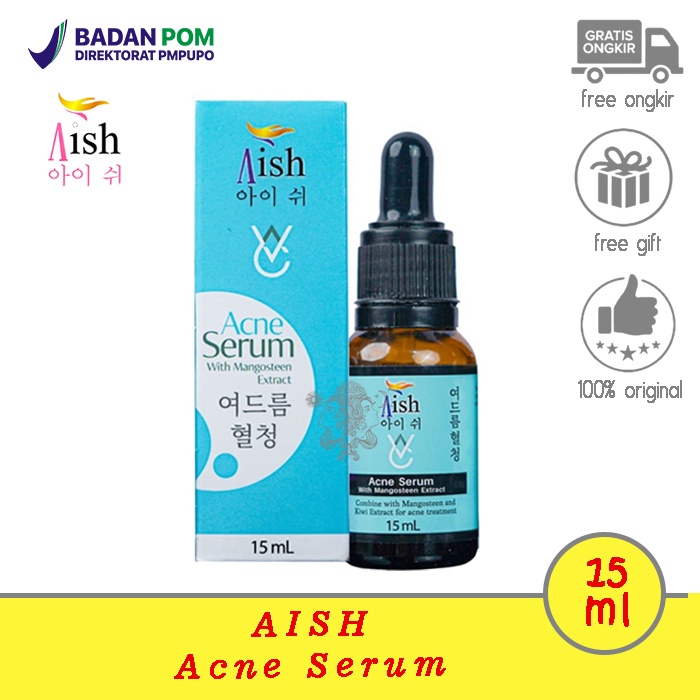 [NEW BOX} AISH Serum Acne / Aish Korean Serum Acne / Acne Aish Serum Jerawat