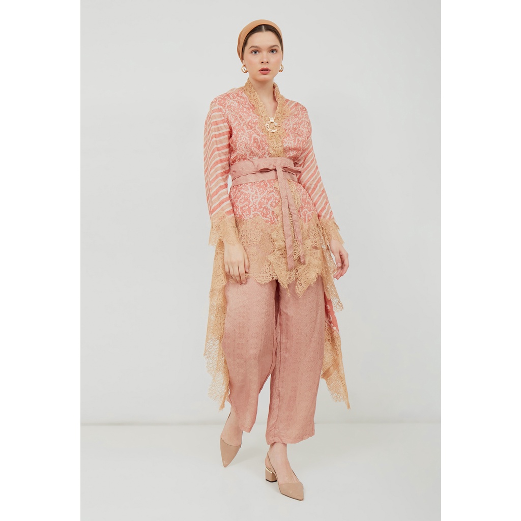 Setelan Batik Wanita Atasan Set Celana Kulot Viscose Modern Pakaian Pesta Kondangan Wisuda Jumbo Pre