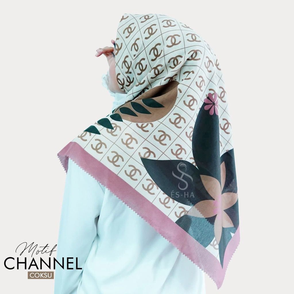 COD PROMO DENAY KW HIJAB SEGIEMPAT VOAL MOTIF / JILBAB DEENAY KW MOTIF TERMURAH-CHANNEL COKSU