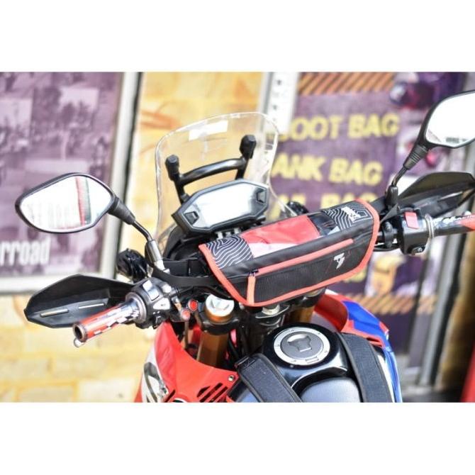 Tas handlebar 7Gear untuk di stang motor trail KLX CRF CRF250 rally