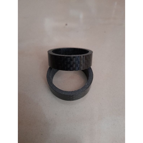 toseek ring specer carbon 10mm 15mm untuk fork 28,6