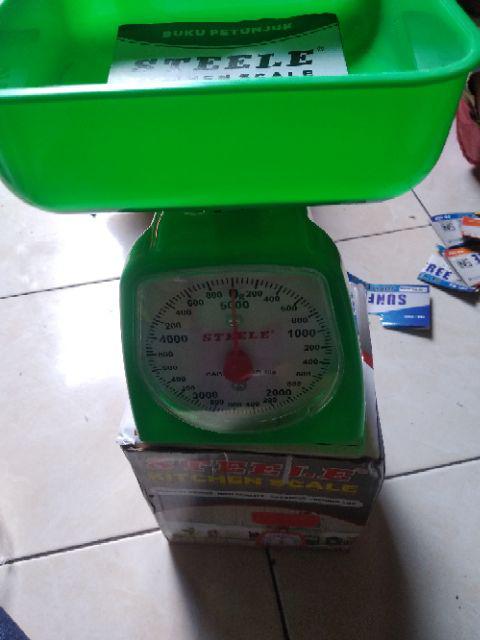 Kitchen Scale Timbangan Warna 5kg Kue Dapur High Precision Dgn Mangkok Wadah Serbaguna Original Asli