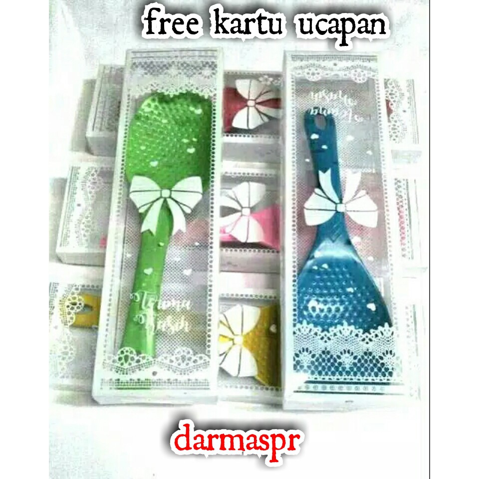 Souvenir Pernikahan Centong Magicom + Kemas Mika Motif / Hadiah Ulang Tahun / Kado Murah