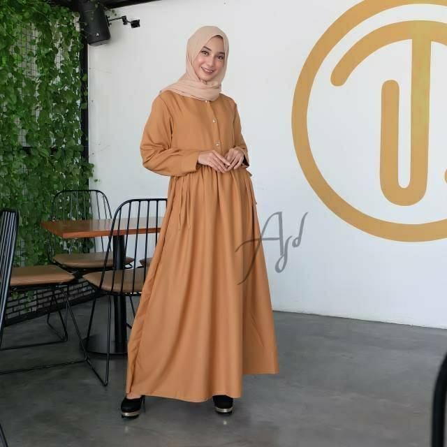 Gamis Kareen Ity Crepe size L - XL / basic dress