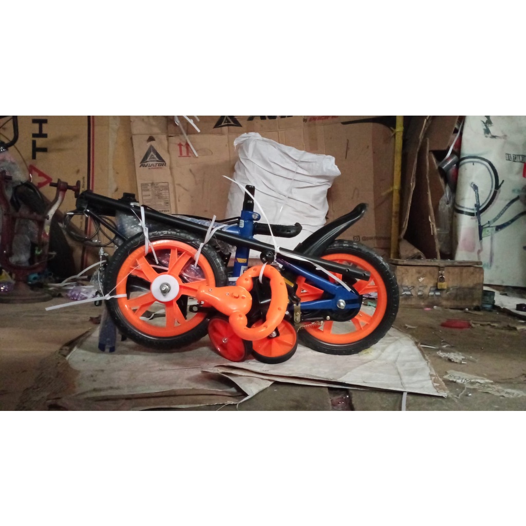 SEPEDA ANAK LAKI LAKI 12 inch BMX CENTRUM CT8805 SETIR EVA/BAN MATI