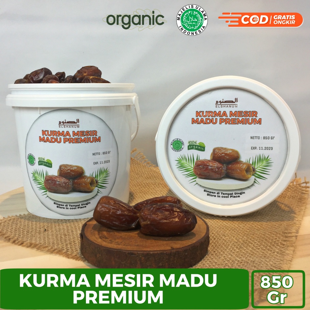 

Kurma Mesir Ember 850gram Premium Elshanum / Kurma Mesir EGPY ORIGINAL