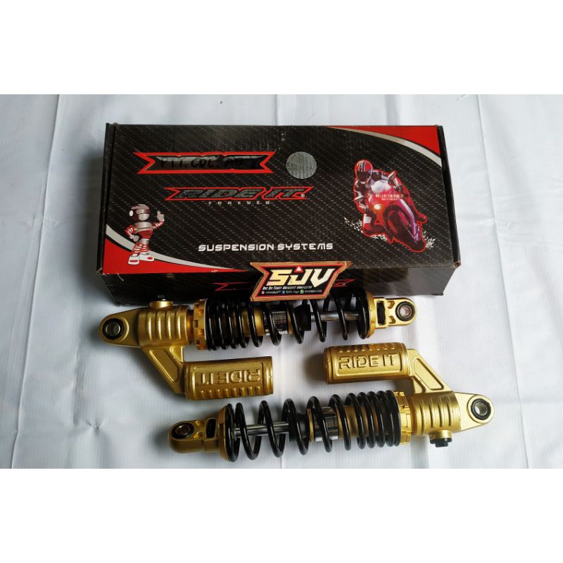 SHOCK RIDE IT KAYABA TABUNG UK 32 RED &amp; BLACK MURAH