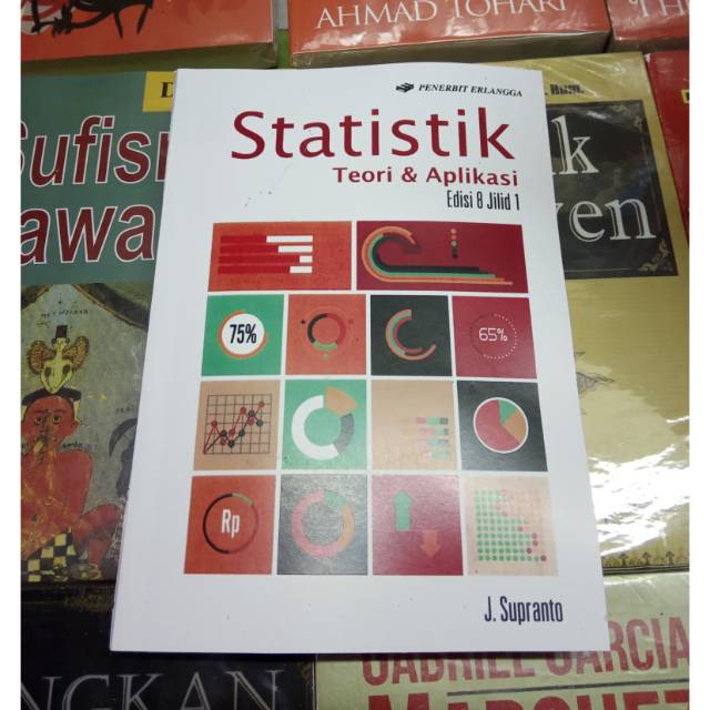 Statistik Jl 1 New By J Supranto Teori Dan Aplikasi Shopee Indonesia