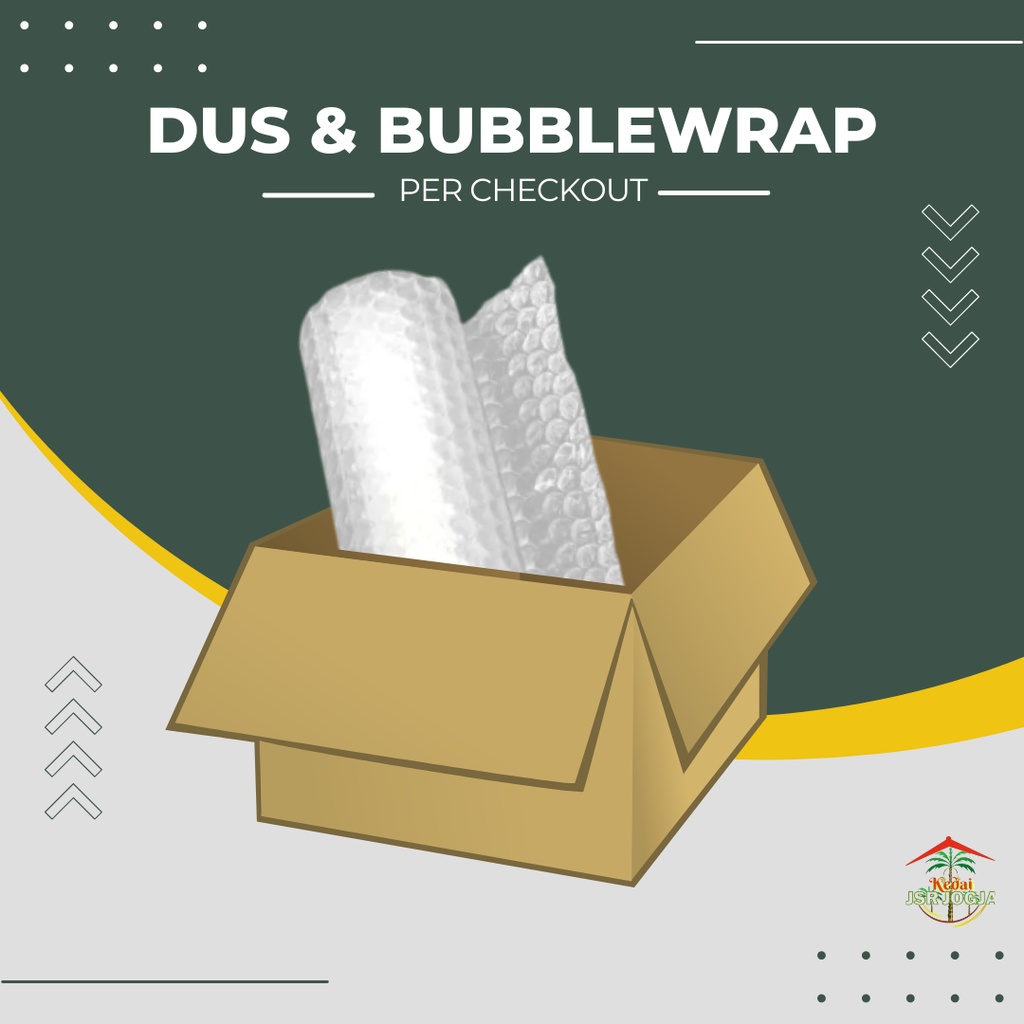 Kardus dan bubble wrap