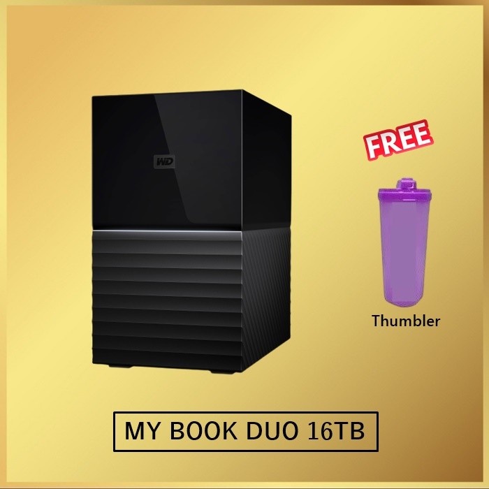 WD My Book Duo 16Tb Desktop RAID External Hard Drive Eksternal HDD