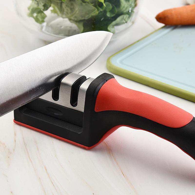 Trend-Alat Pengasah Pisau Gunting Dapur 3 Kepala Swift Sharp Knife Sharpener
