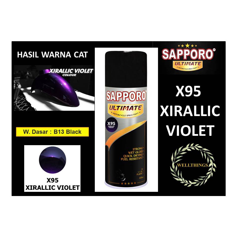 Sapporo Ultimate X95 Xirallic Violet / Sapporo Spray / Pilok / Pylox
