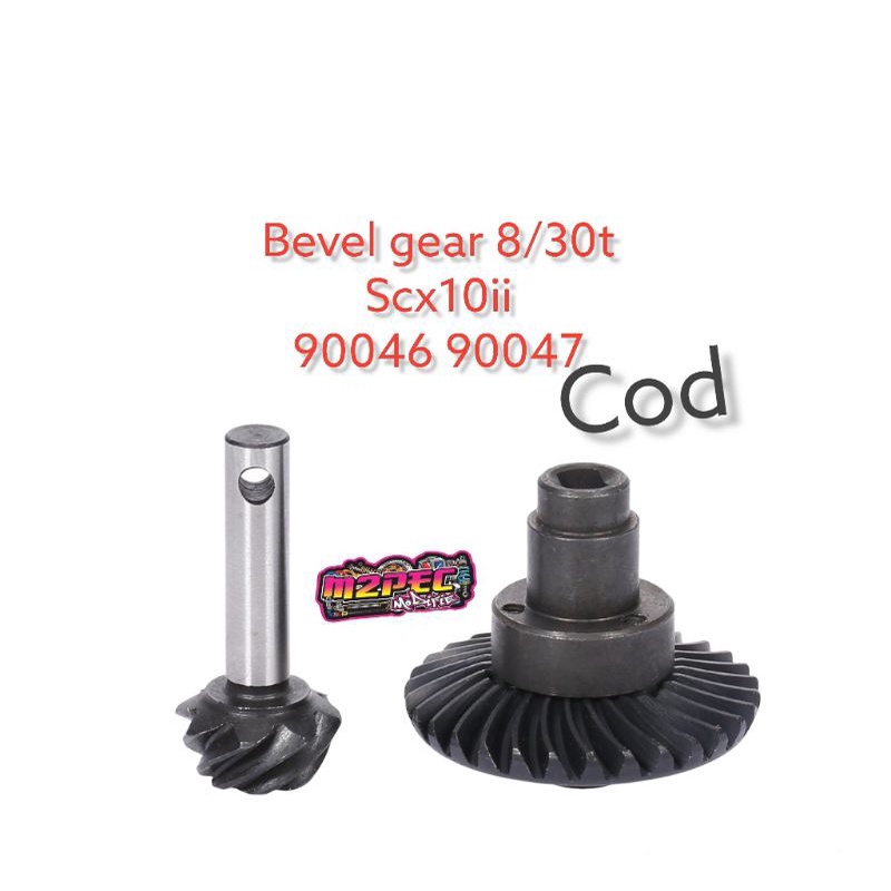 bevel gear baja scx10ii 90046 90047