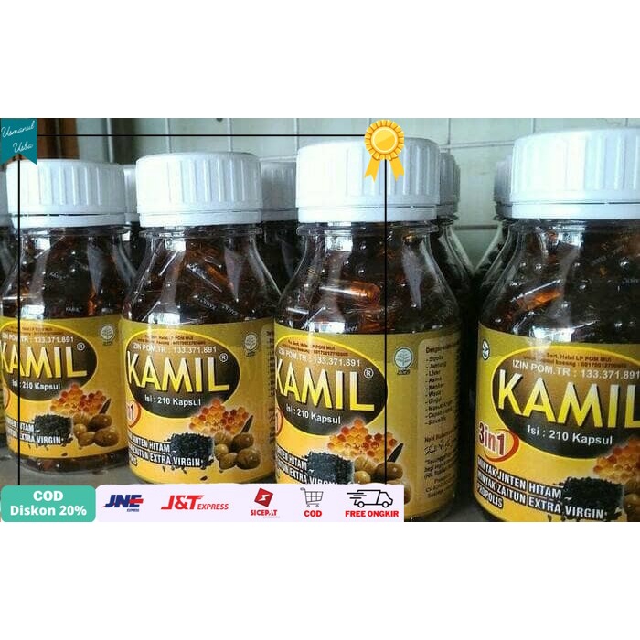

◾COD◾ KAMIL 3in1 (jinten hitam, zaitun, propolis) isi 210