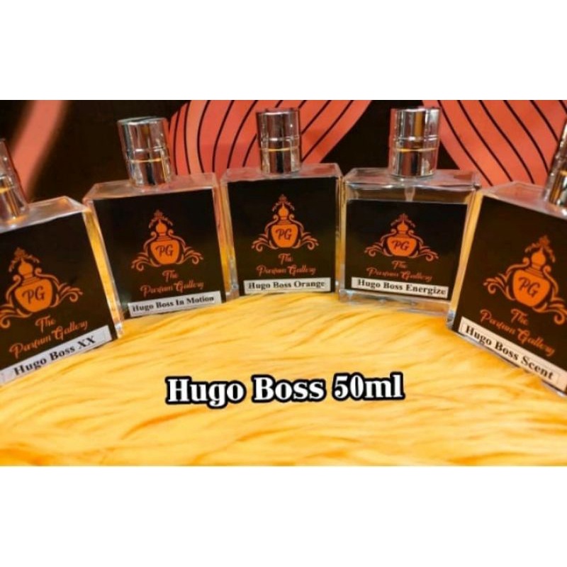 Parfum refill isi ulang Hugo Boss Scent, Hugo Boss Orange, Hugo Boss In Motion, Hugo Boss XX, Hugo B