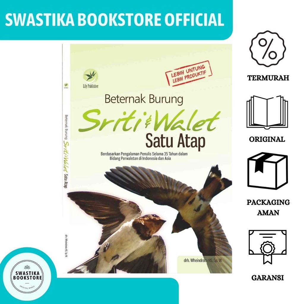 Beternak Burung Sriti dan Walet Satu Atap