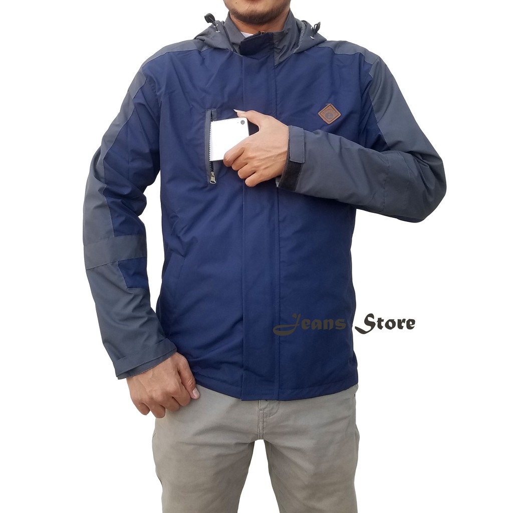 Jaket Gunung Windbreaker Anti Air | Jaket Outdoor WATERPROOF | Jaket Pria Hiking Traveling Bikers