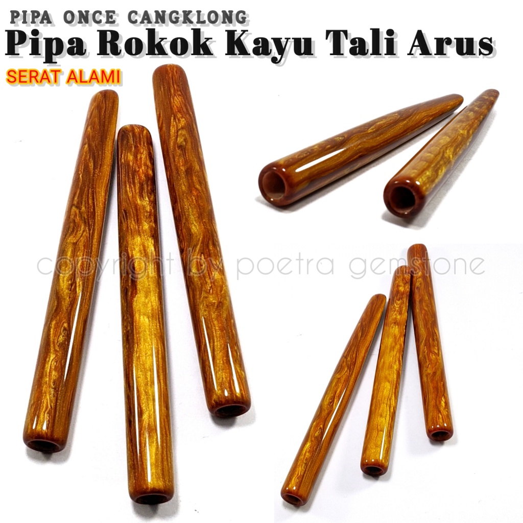 Pipa Kayu Tali Arus Serat Alami