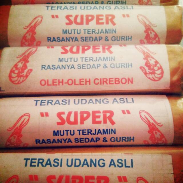 

Terasi Udang cap Super Oleh Oleh Khas Cirebon