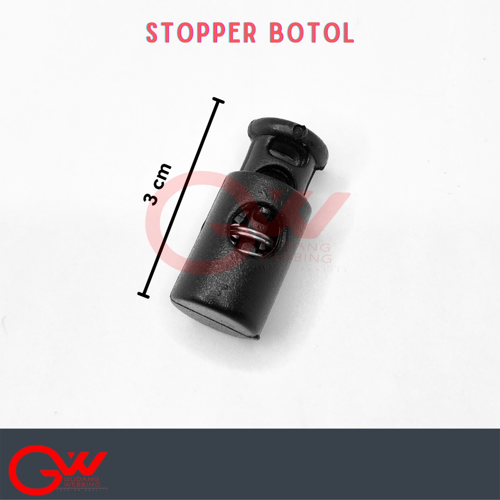 stopper tali 1 lubang / STOPPER BOTOL 1 LUBANG