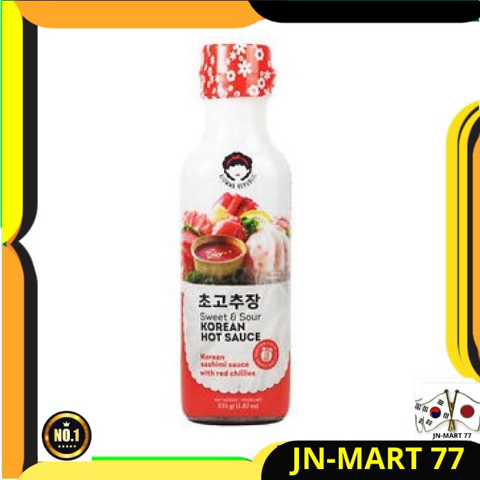 

KOREAN FOOD/SAUS KOREA AJUMMA HOT SWEET & SOUR SAUCE-BUMBU KOREA SASHIMI