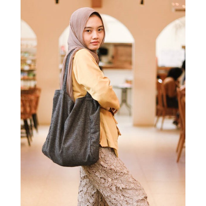 Totebag Tote Bag Tas Jinjing Tas Cangklong Besar SPNB Kanvas Nudie CORDURAY