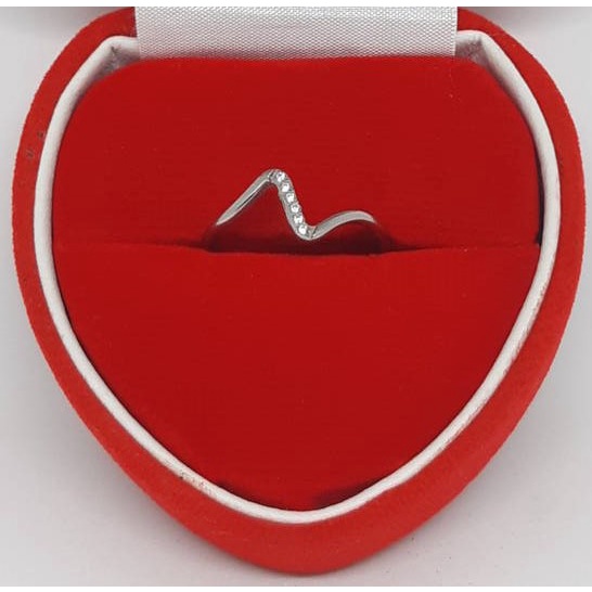 Besi Putih Asli_Cincin Wanita Yaba